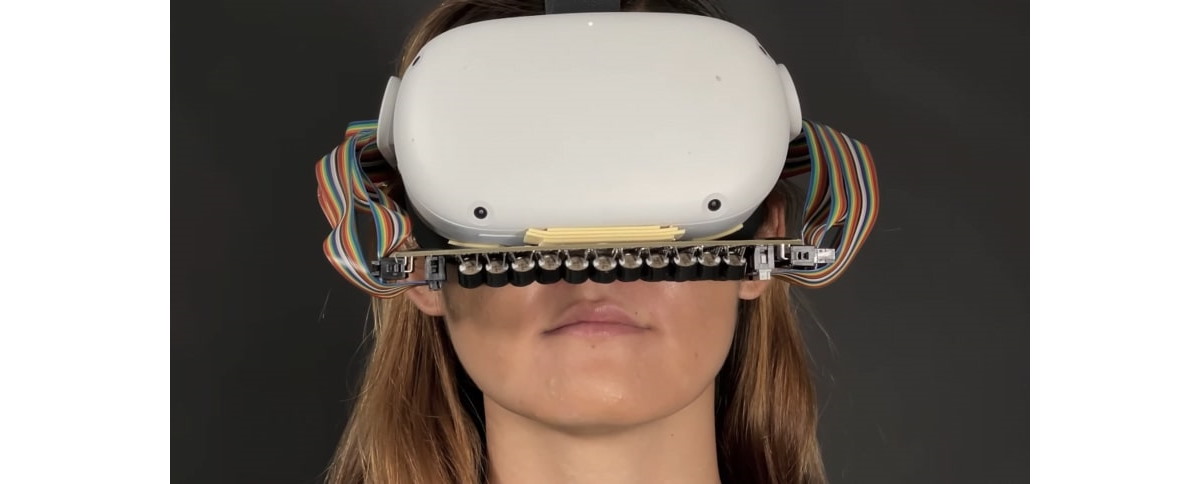 Как гаджет воздействует на язык и губы в VR?