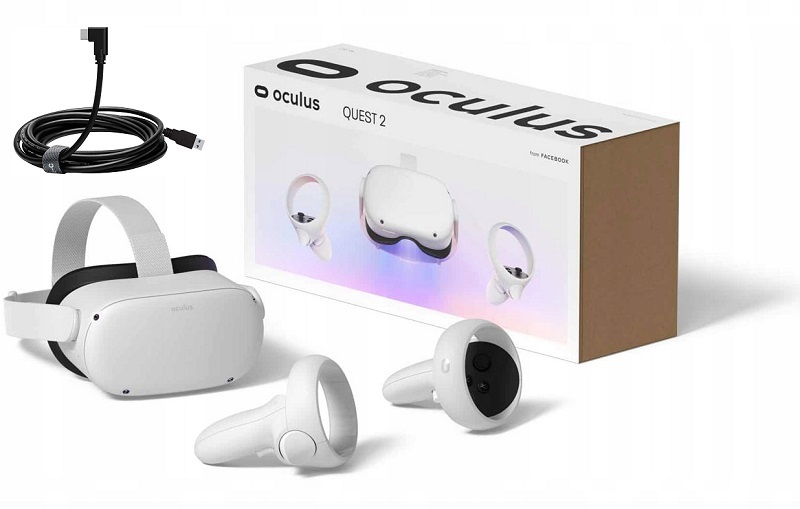 Очки виртуальной реальности Oculus Quest 2 256 Гб+кабель Oculus link