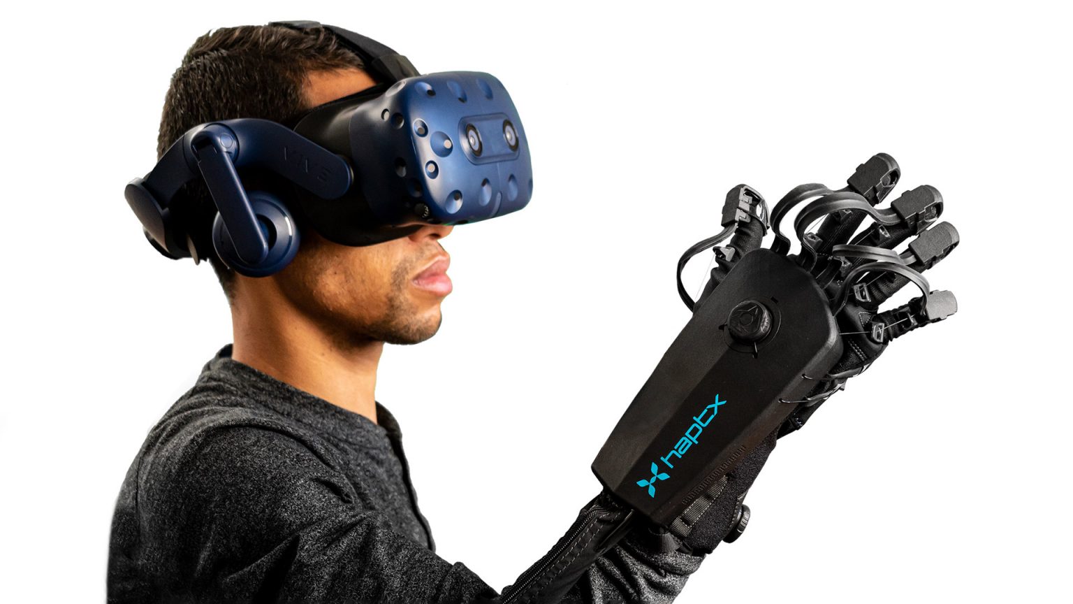 Купить перчатки-контроллеры VR HAPTX Gloves DK2