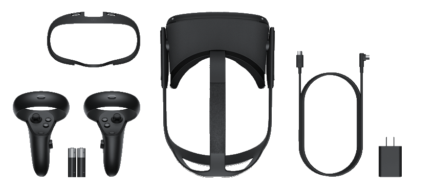 Комплект поставки Oculus Quest