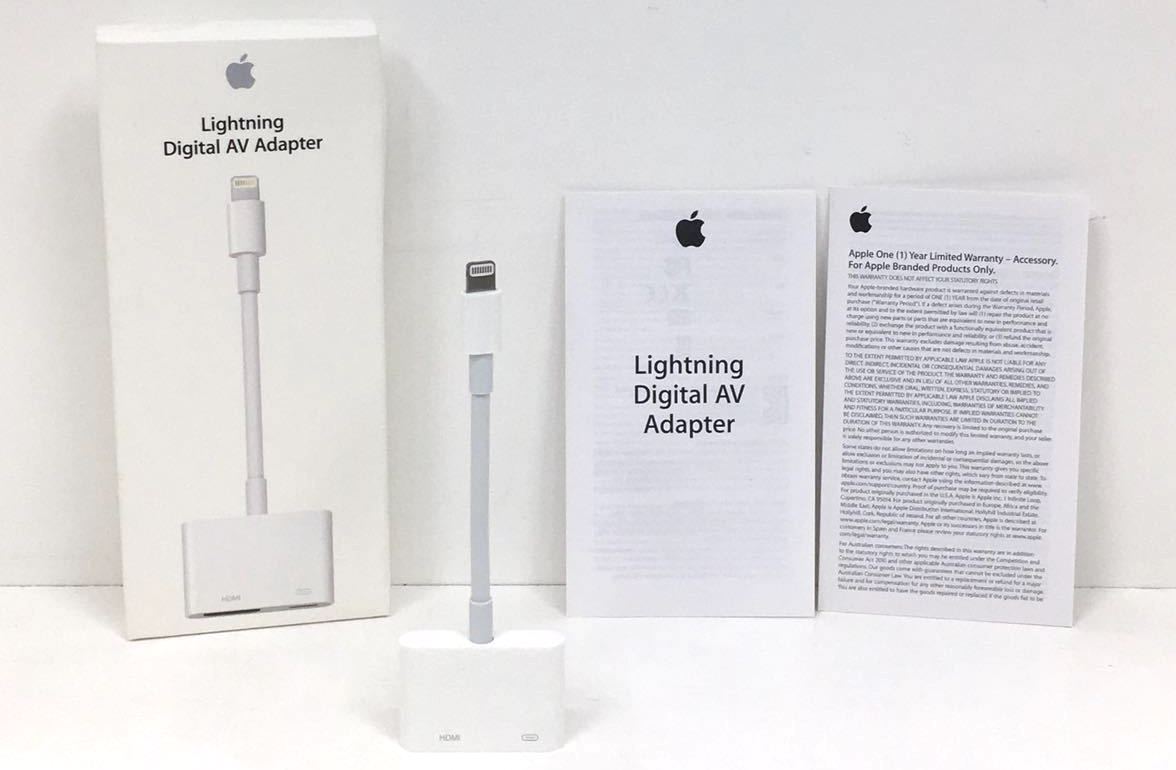 купить оригинальный переходник/адаптер Digital AV (HDMI, Type-C) на Lightning Apple