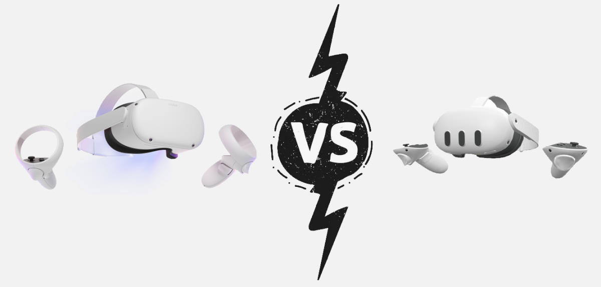 Сравнение Oculus Quest 2 и Meta Quest 3