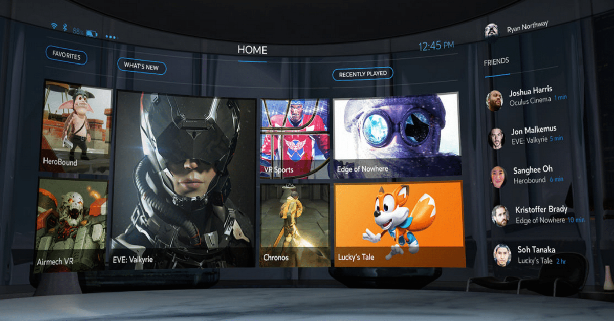 Приложения в Oculus Store