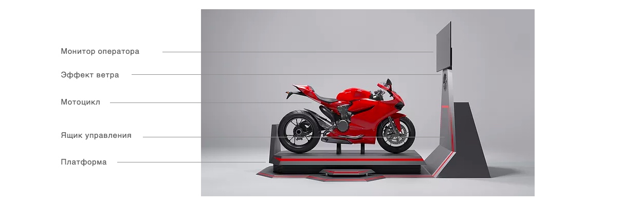 купить аттракцион VR Motorbike
